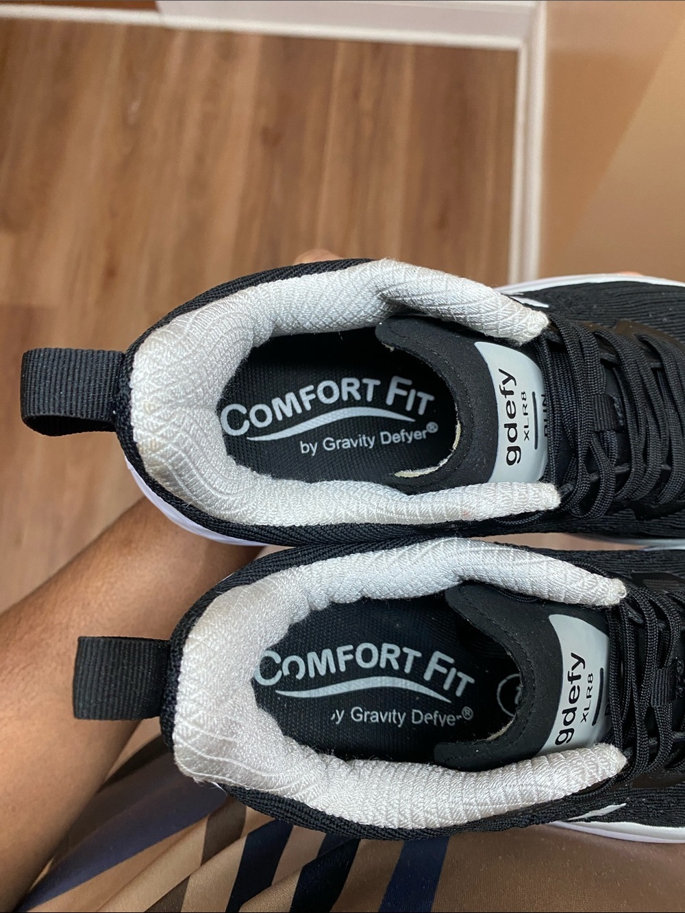 Gravity Defyer G-Defy XLR8 Women’s Running Sneakers “Black White Silver” Size 7 - Picture 16 of 17